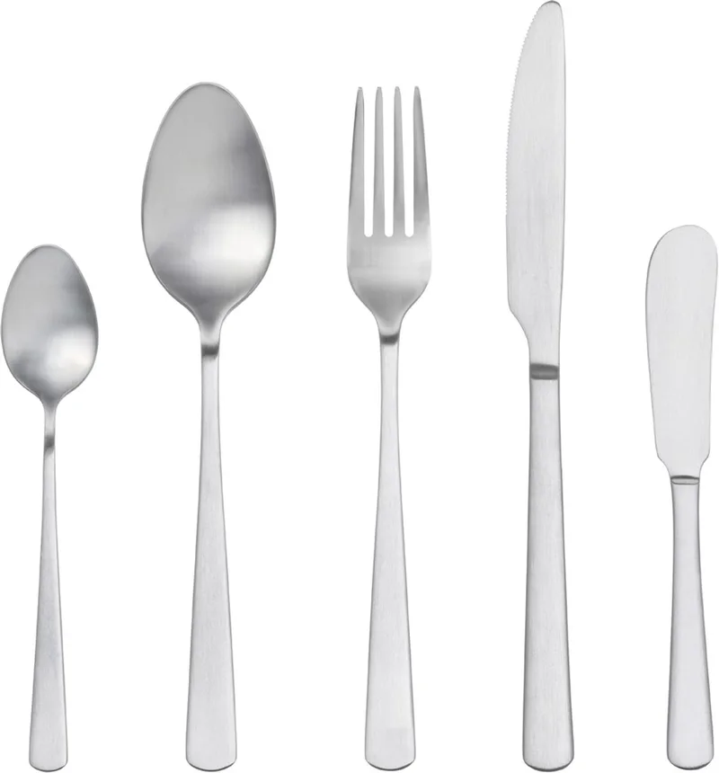 Essentials Soft Bestekset 20 delen Mat staal by Gense in Matte steel – product photo