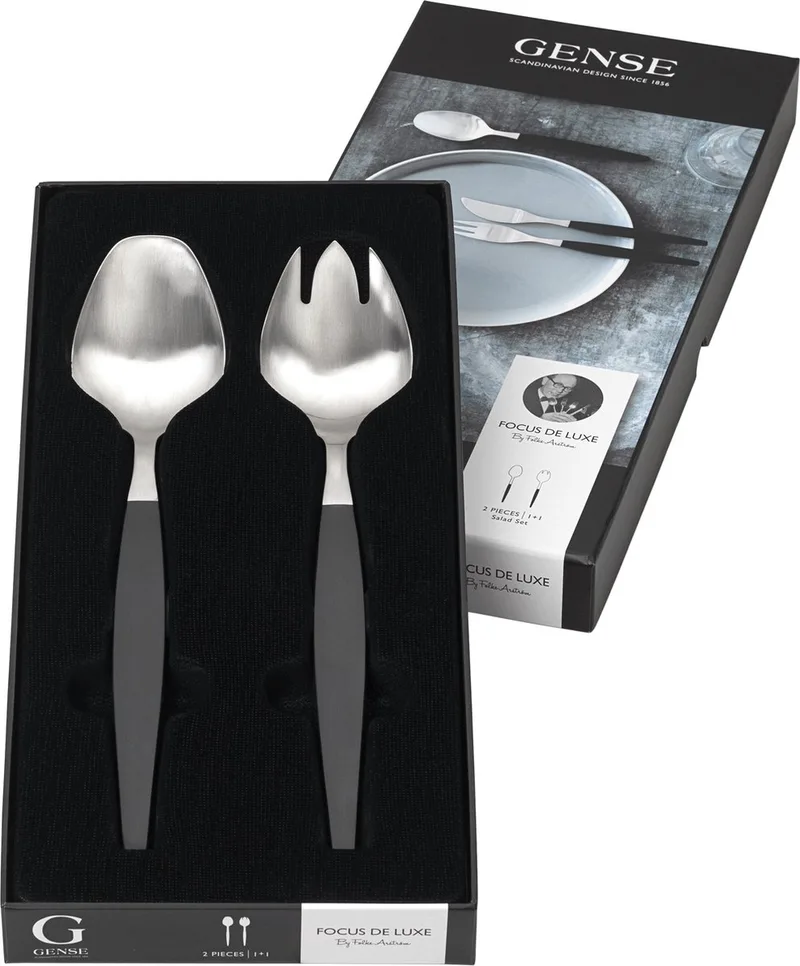 Focus de Luxe Slabestek 26,8 cm Zwart/Mat staal by Gense in Black/Matte steel – product photo