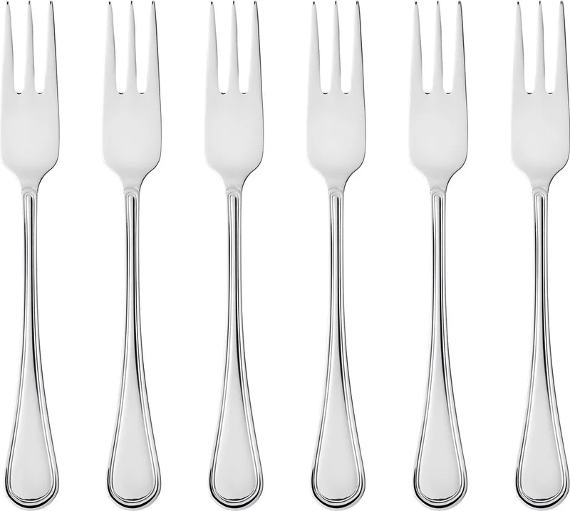 Oxford Taartvork 16,2 cm 6 stuks Glanzend staal von Gense in Blank – Produktfoto