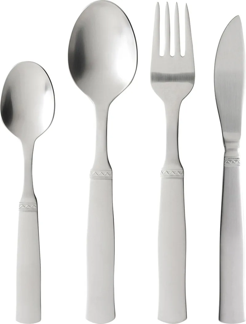 Ranka Bestekset 16 delen Mat staal van Gense in Matte steel – productfoto