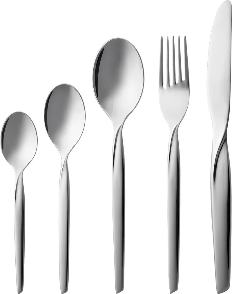 Twist Bestekset 60 delen Glanzend staal de Gense en Polished steel – photo du produit