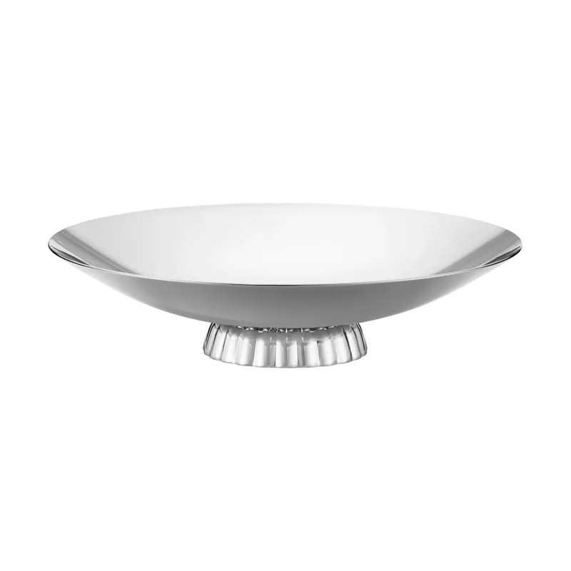 Bernadotte niedriges Servierplatte Edelstahl, Ø28 cm by Georg Jensen – product photo