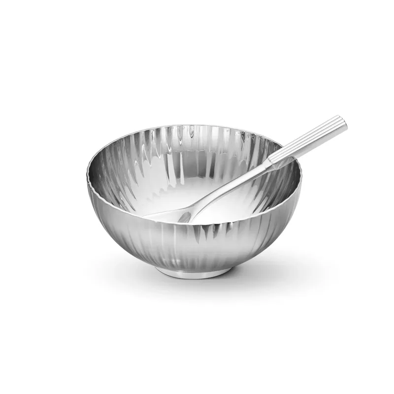 Bernadotte Salzschale mit Löffel Rostfreier Stahl de Georg Jensen – photo du produit