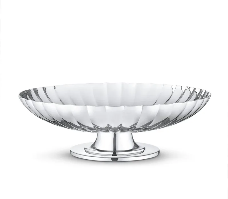 Bernadotte Schaal op voet by Georg Jensen in Zilver – product photo