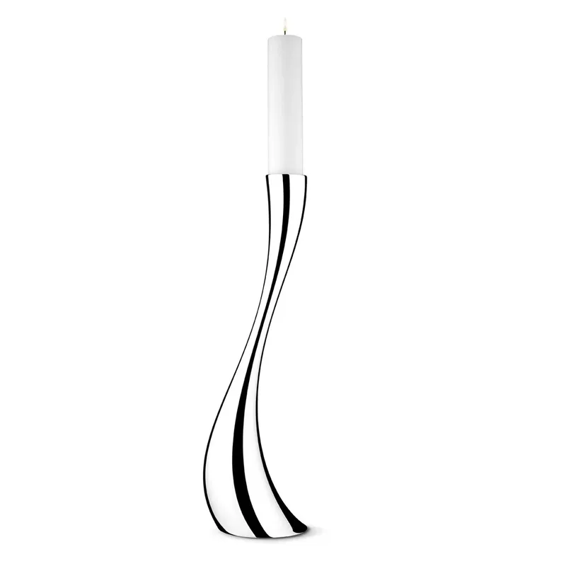 Cobra Boden-Kerzenleuchter Groß, 60cm fra Georg Jensen – produktbillede
