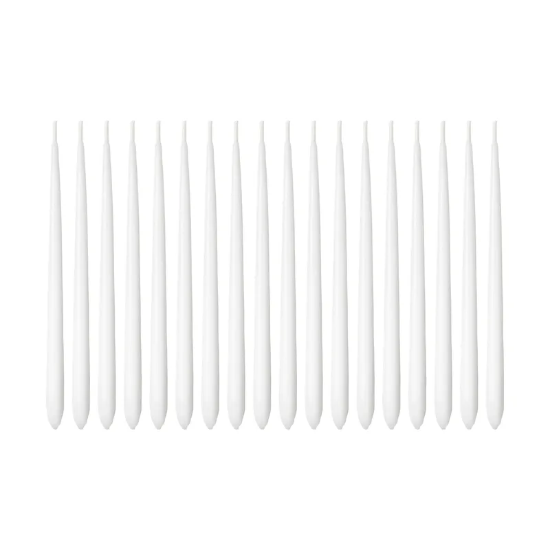 Cobra Chanukka-Kerzen im 18er-Pack Weiß fra Georg Jensen – produktbillede