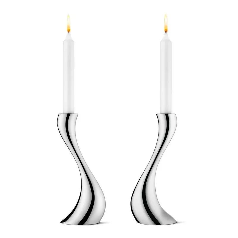 Cobra Kerzenhalter 2er Pack Mittel, 20cm by Georg Jensen – product photo