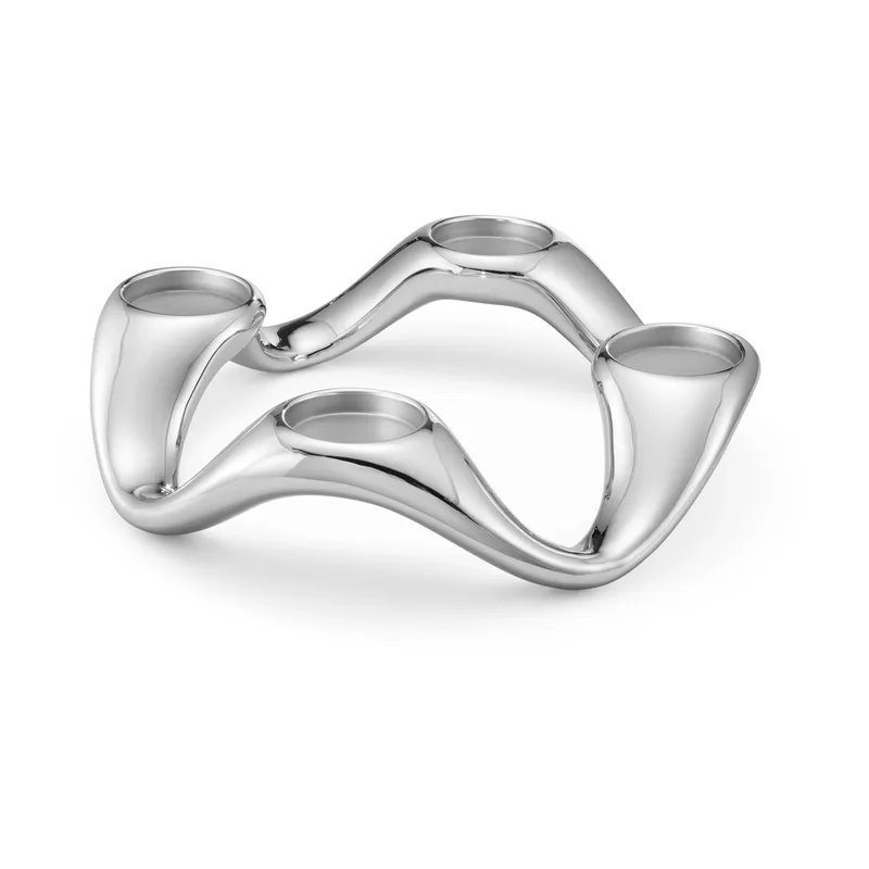 Cobra Kerzenhalter Ø33cm Edelstahl by Georg Jensen – product photo