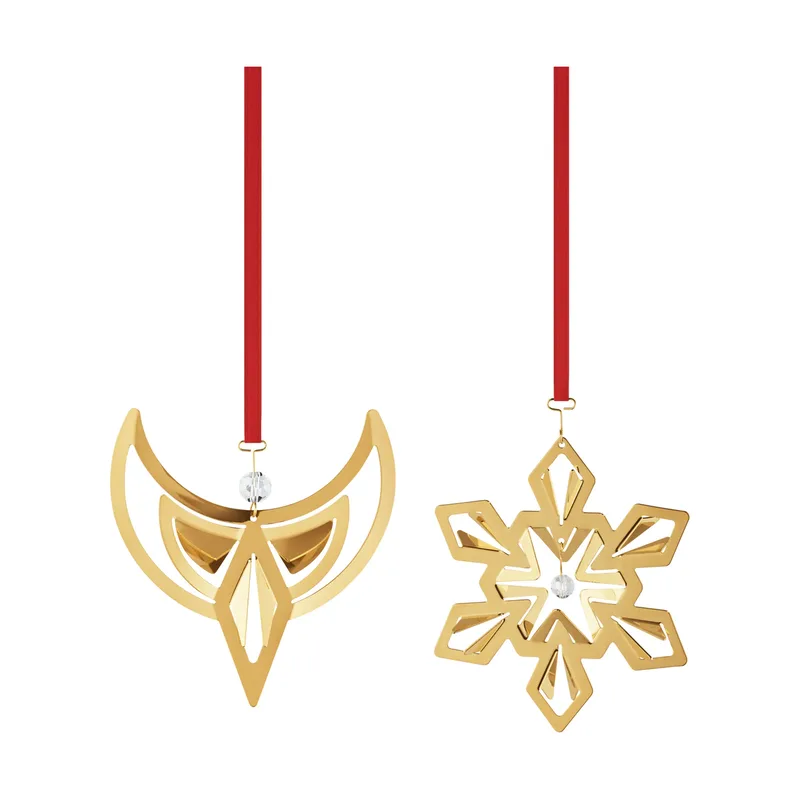 Georg Jensen 2024 Weihnachtsanhänger 2 Teile Palladiumbeschichtet by Georg Jensen – product photo