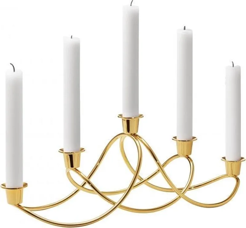 Harmony kandelaar by Georg Jensen in Goud – product photo