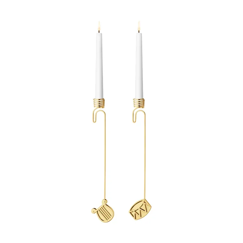 Kerzenhalter-Set 2026 Gold fra Georg Jensen – produktbillede