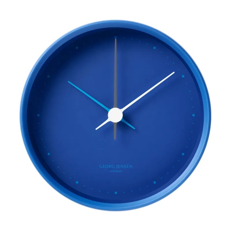 Koppel Wanduhr Ø10 cm Iconic blue från Georg Jensen – produktbild