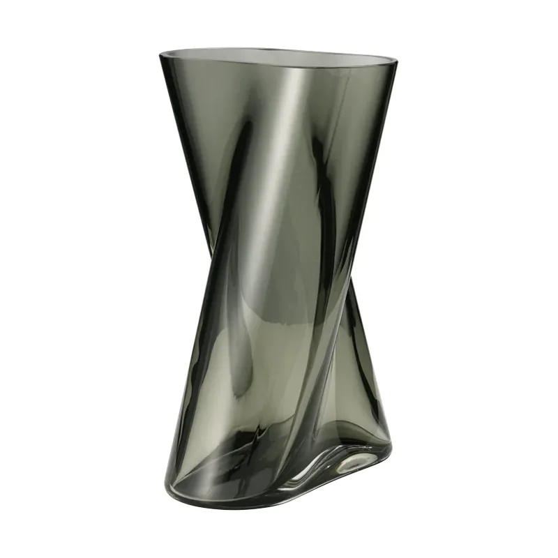 Lituus Glasvase Grau, groß by Georg Jensen – product photo