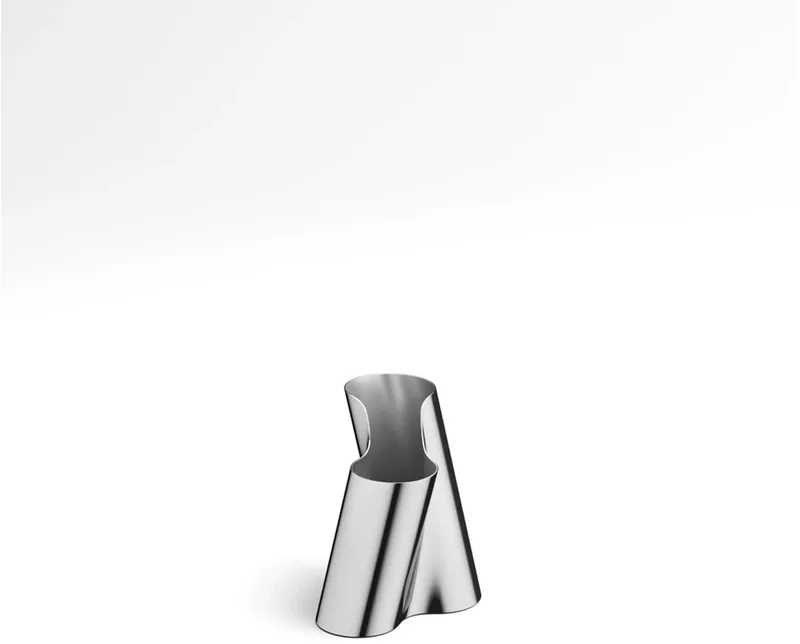 Lituus vaas M 13.3x15.9cm H20.4cm mirror by Georg Jensen in Silver – product photo