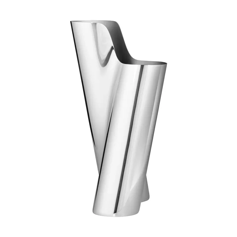 Lituus Vase Edelstahl, klein by Georg Jensen – product photo