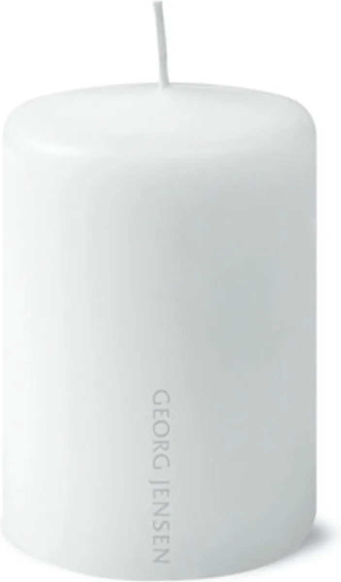 Living - Kaars 70 x 100 mm by Georg Jensen in Wit – product photo