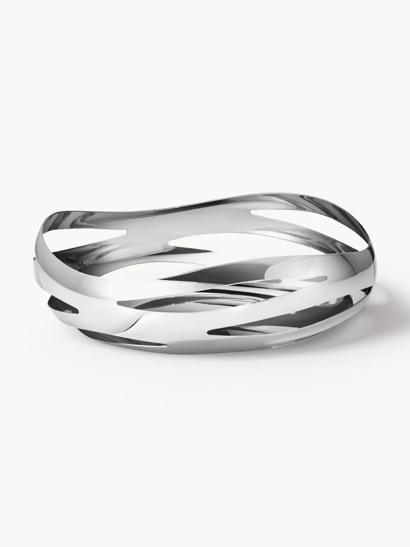 Förvaringskorg i Rostfritt Stål Cobra von Georg Jensen – Produktfoto