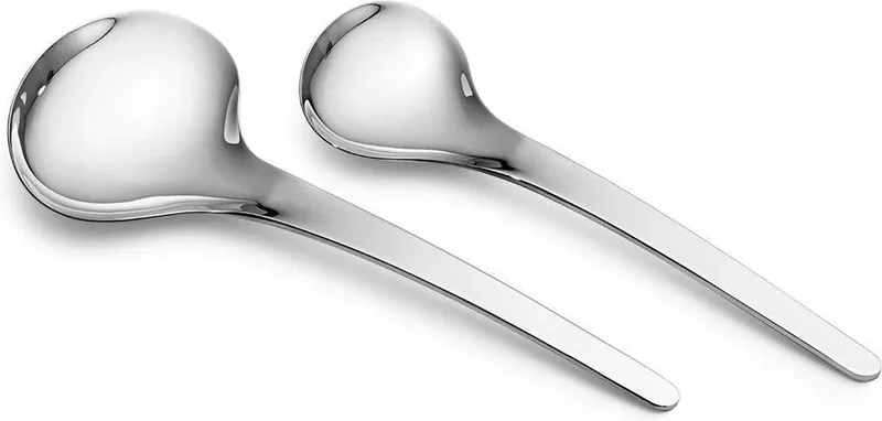 saladebestek Bloom by Georg Jensen in Zilver – product photo