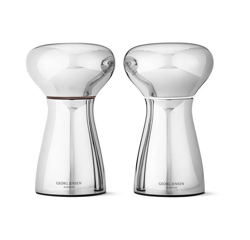 Salz- / Pfefferstreuer Alfredo Salz- und Pfefferstreuer 2-tlg. edelstahl, (Set, 2-tlg), Alfredo Salz- und Pfefferstreuer by Georg Jensen – product photo