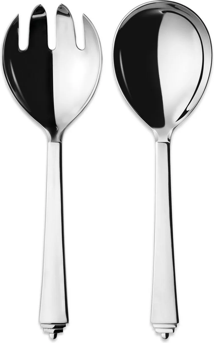 Serveerbestekset Pyramid Rvs 2-delig by Georg Jensen in Zilver – product photo