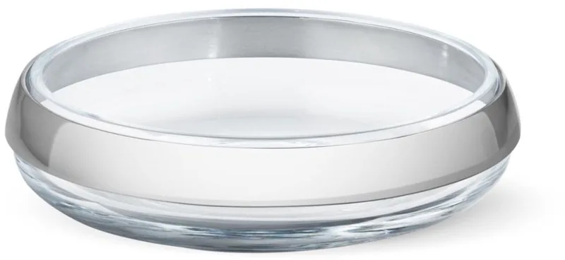 Serveerschalen Duo 15 X 4 Cm Glas Zilver von Georg Jensen in Transparant – Produktfoto