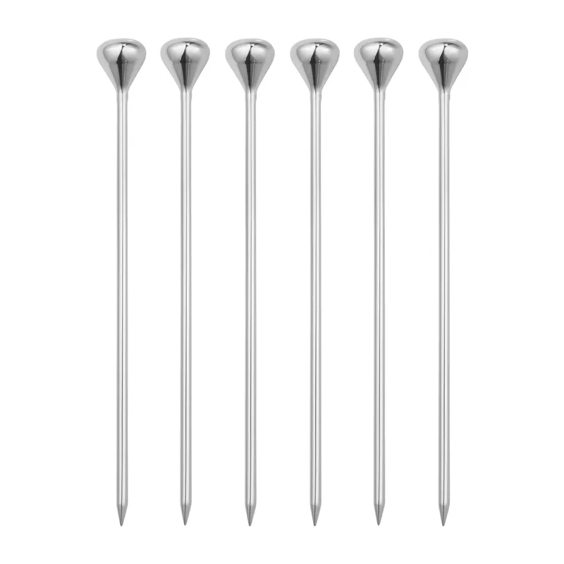 Sky Cocktail-Sticks 6er Pack Edelstahl de Georg Jensen – photo du produit