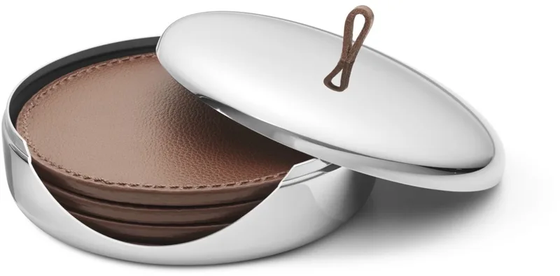 Sky Onderzetter Set - 4 Stuks de Georg Jensen en Zilver – photo du produit