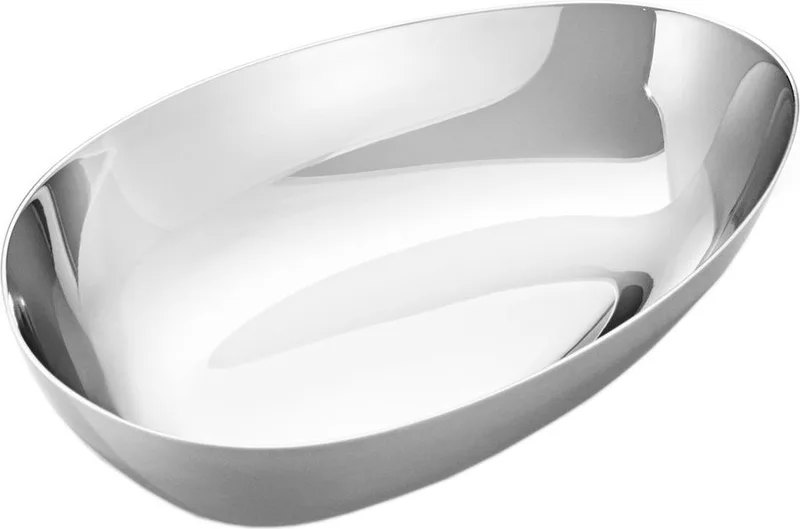 Sky Serveerschaal - 9,7x14,9x2,6 cm - RVS van Georg Jensen in Zilverkleurig – productfoto
