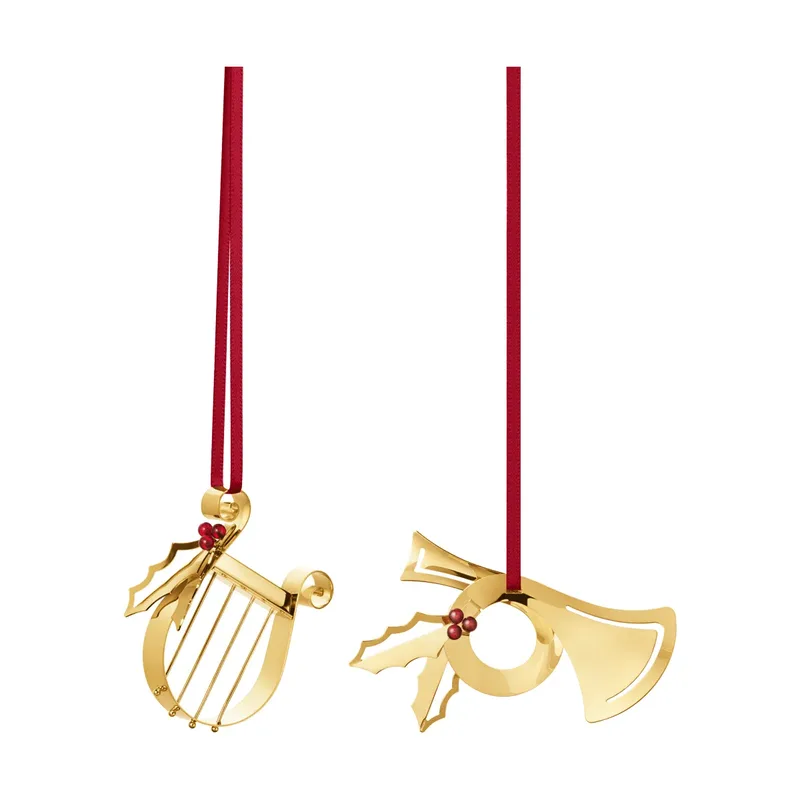 Weihnachtsdeko-Set 2026 Gold de Georg Jensen – photo du produit