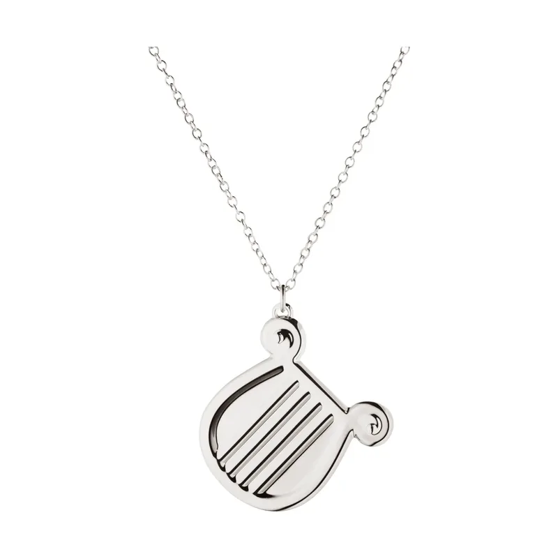 Weihnachtsornament 2026 Harpa, palladiumbeschichtete Zinklegierung de Georg Jensen – photo du produit