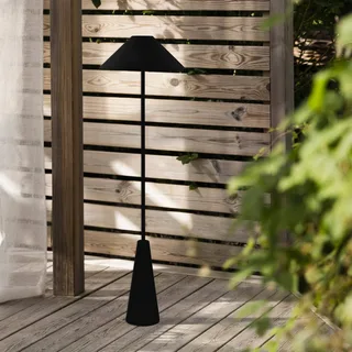 Accu-buiten vloerlamp Cannes, IP54 von Globen Lighting in Schwarz – Produktfoto 2 von 5
