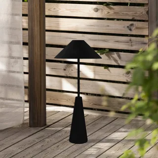 Accu-buiten vloerlamp Cannes, IP54 von Globen Lighting in Schwarz – Produktfoto 3 von 5