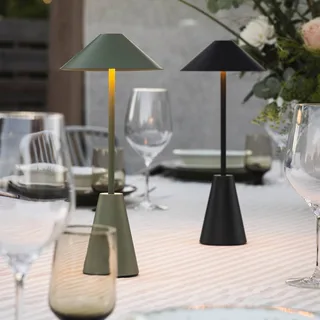 Accu-buitenlamp Cannes, IP54 by Globen Lighting in Black – product photo 5 of 5