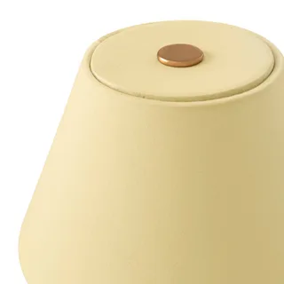 accu-tafellamp IRIS, geel/geel, hoogte 23 cm by Globen Lighting in Yellow – product photo 4 of 5