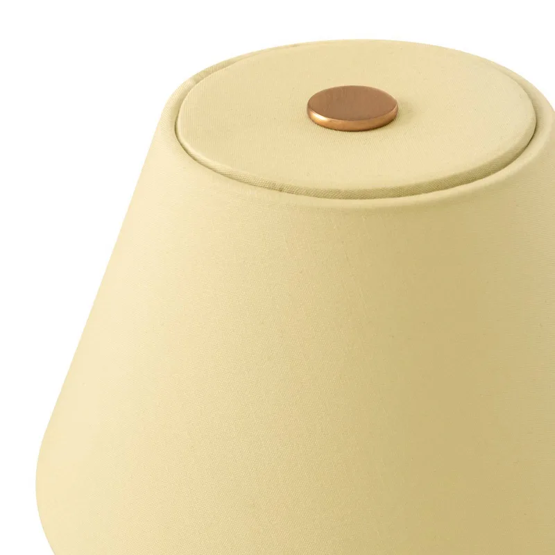 accu-tafellamp IRIS, geel/geel, hoogte 23 cm by Globen Lighting in Yellow – product photo 4 of 5