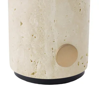 Accu-tafellamp Torrano, travertin beige by Globen Lighting in Beige, Opaalwit – product photo 3 of 5