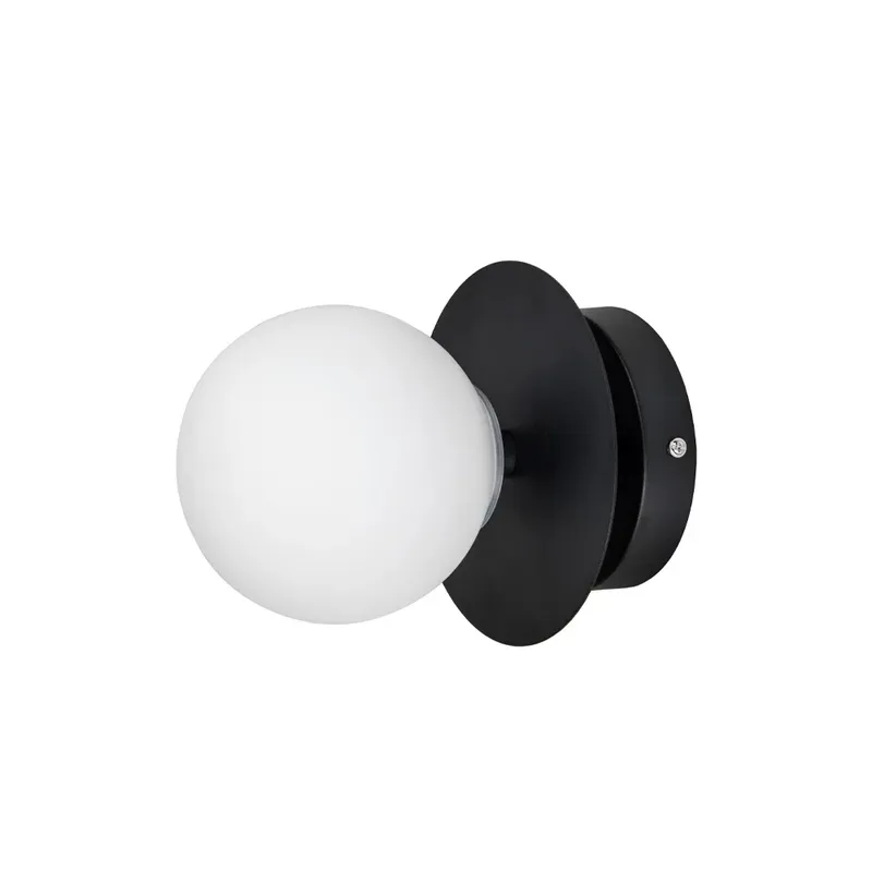 Art Deco IP44 Wandleuchte Weiß/schwarz fra Globen Lighting – produktbillede