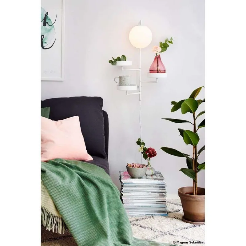 Astoria Wandlamp White de Globen Lighting – photo du produit