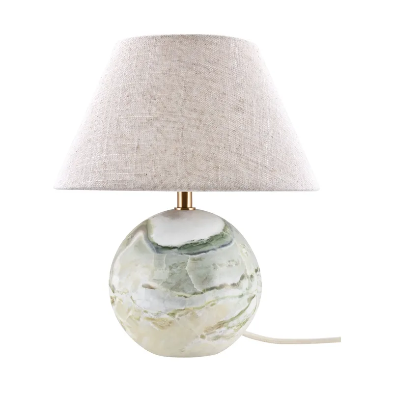 Castello 35 Tischleuchte Hellgrüner Marmor van Globen Lighting – productfoto