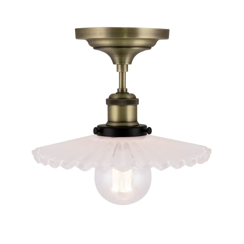 Cobbler Deckenleuchte 25cm Weiß fra Globen Lighting – produktbillede