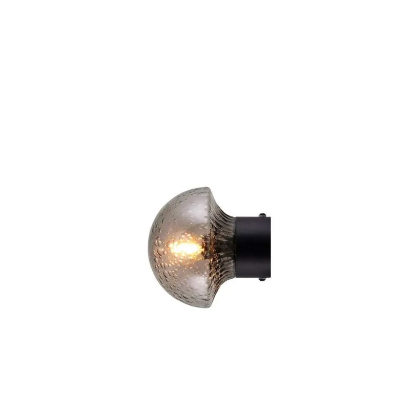 Fungo 16 plafondlamp, IP44, rook/zwart fra Globen Lighting – produktbillede