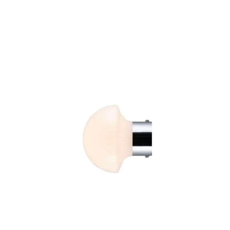 Fungo 16 plafondlamp, IP44, wit/chroom de Globen Lighting – photo du produit