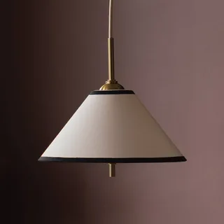 hanglamp IRIS 25 crèmekleurig Ø 25 cm de Globen Lighting en Crème, Blanc – photo du produit 1 sur 3