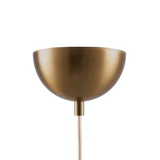 hanglamp IRIS 25 crèmekleurig Ø 25 cm de Globen Lighting en Crème, Blanc – photo du produit 3 sur 3
