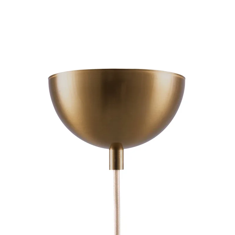 hanglamp IRIS 25 crèmekleurig Ø 25 cm de Globen Lighting en Crème, Blanc – photo du produit 3 sur 3