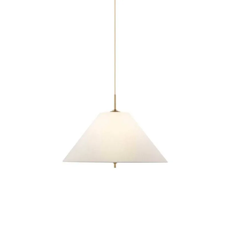 hanglamp IRIS, crème, Ø 50 cm by Globen Lighting in Cream, Brass – product photo