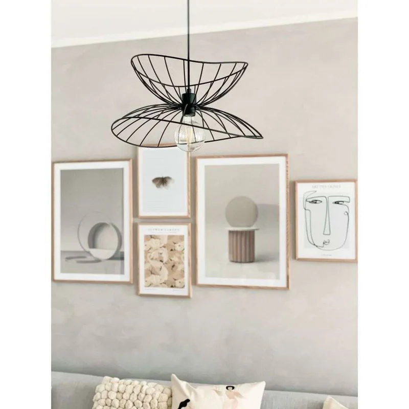 hanglamp RAY, Ø 45 cm by Globen Lighting in Black – product photo