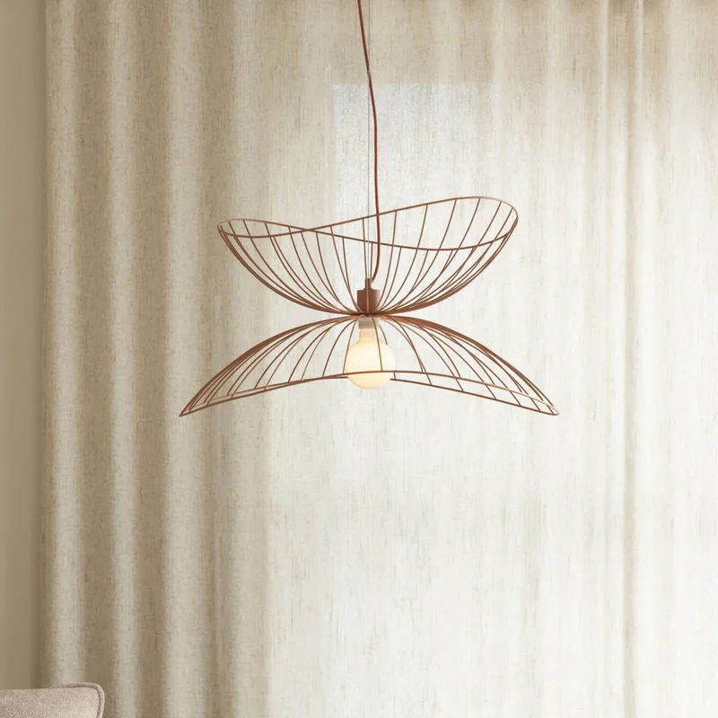 hanglamp RAY, Ø 70 cm, metaal by Globen Lighting in Pink – product photo
