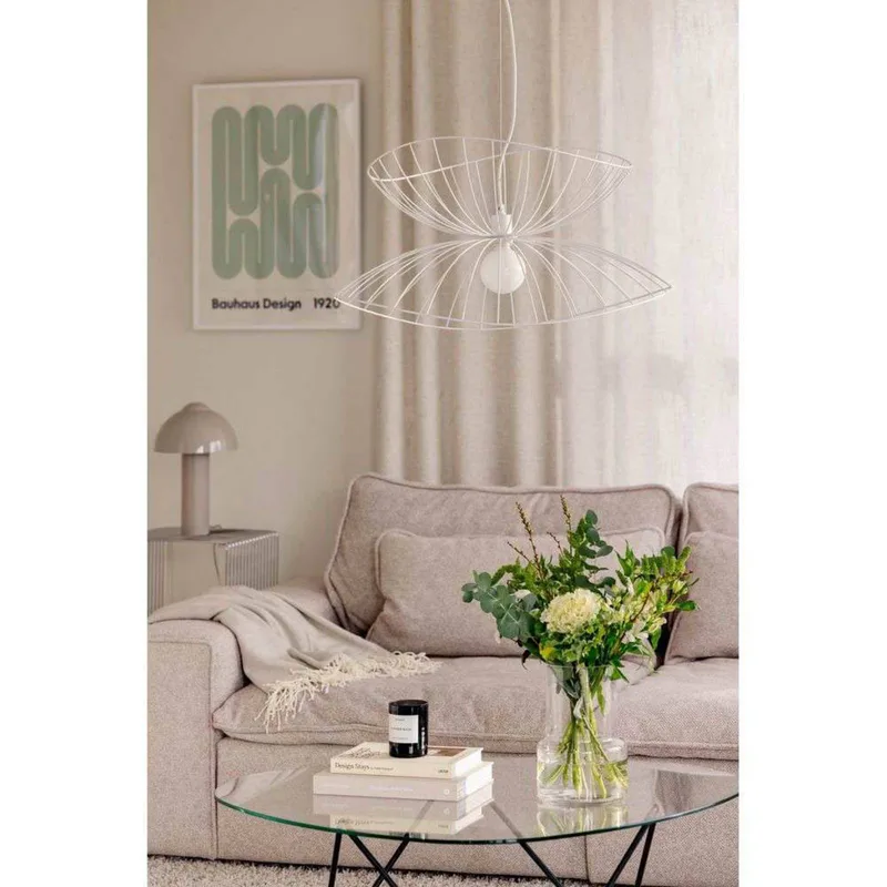 hanglamp RAY, Ø 70 cm von Globen Lighting in Weiß – Produktfoto 4 von 5