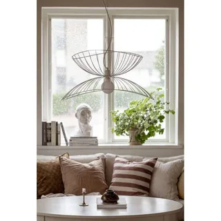 hanglamp RAY, Ø 70 cm von Globen Lighting in Weiß – Produktfoto 3 von 5